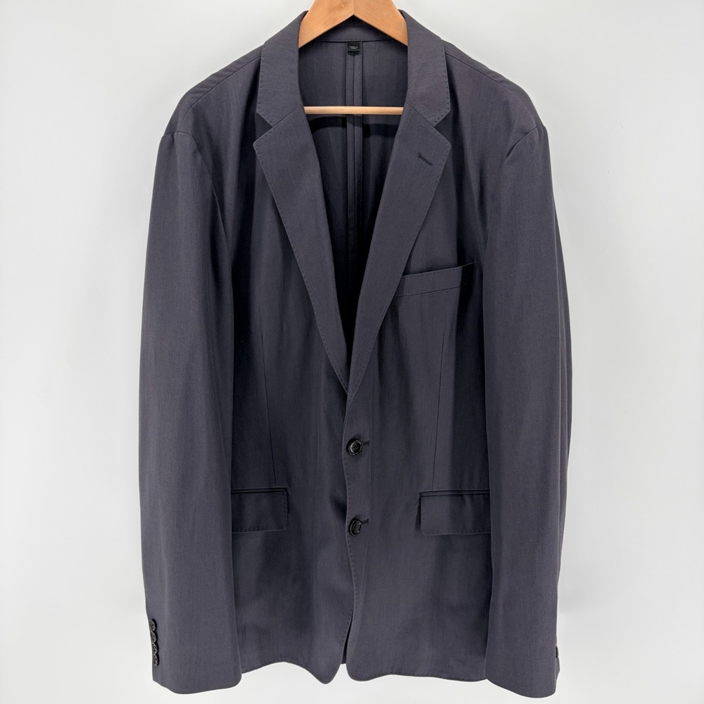 J Crew Ludlow Wool Cotton Sport Coat Blazer 46L American Woolen Gray